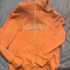 Pull&Bear Orange Hoodie